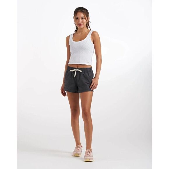 NEW Vuori Women's Vintage Ripstop Shorts Charcoal Sz XLarge - Picture 5 of 5